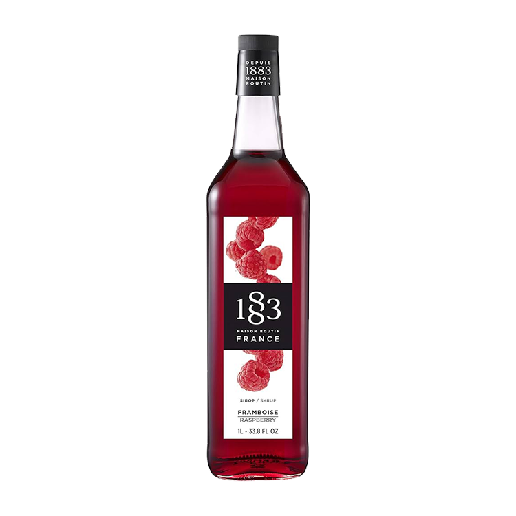 Routin 1883 Raspberry Syrup 1 Ltr Glass Bottle