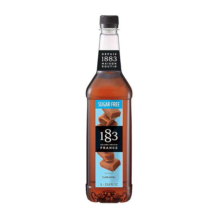 Routin 1883 Sugar Free Caramel Syrup 1 Ltr PET Bottle