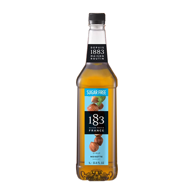 Routin 1883 Sugar Free Hazelnut Syrup 1 Ltr PET Bottle