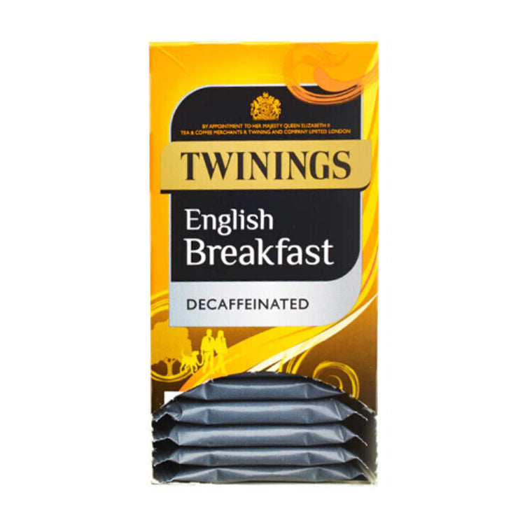 Twinings English Breakfast Decaff Tagged & Enveloped Teabags x20