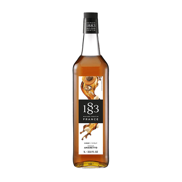 Routin 1883 Amaretto Syrup 1 Ltr Glass Bottle