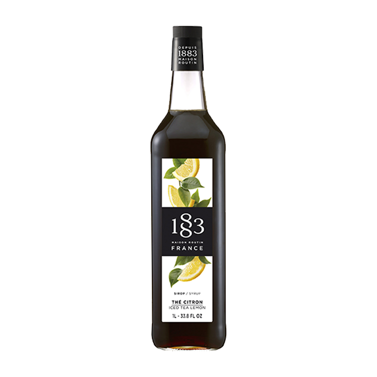 Routin 1883 Iced Tea Lemon Syrup 1 Ltr Glass Bottle